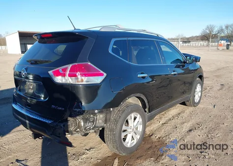 2016 Nissan Rogue Sv из США, поврежденный, VIN KNMAT2MV0GP678309